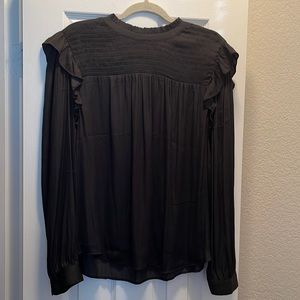 Loft Black high neck blouse